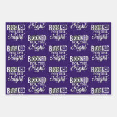 一晩の予約がある ラッピングペーパーシート (正面3)