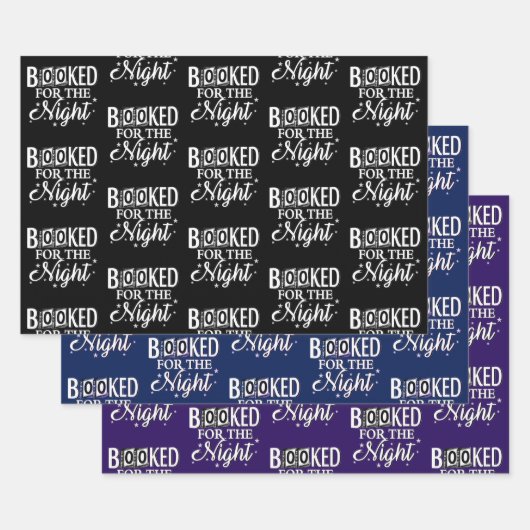 一晩の予約がある ラッピングペーパーシート (セット)