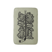 一晩中スコア(ホッケー) バスマット (正面縦)