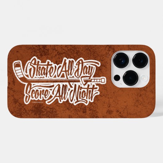 一晩中スコア（ホッケー） Case-Mate iPhoneケース (裏面 (横))