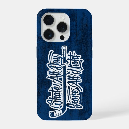 一晩中スコア(ホッケー) iPhoneケース (裏面)