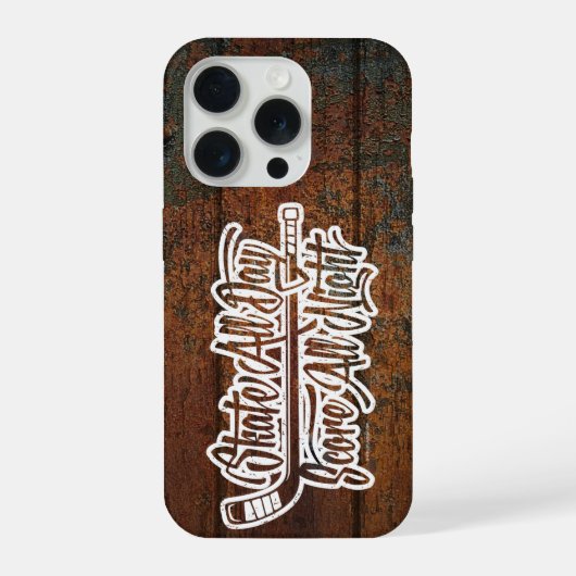 一晩中スコア(ホッケー) iPhoneケース (裏面)