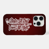 一晩中スコア（ホッケー） iPhoneケース (裏面横)