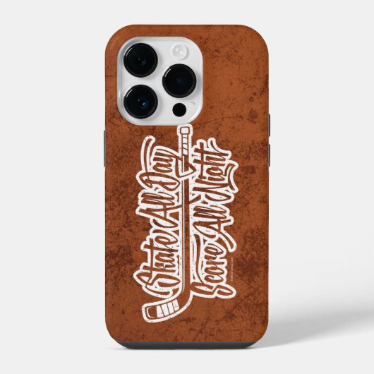 一晩中スコア(ホッケー) iPhoneケース (裏面)