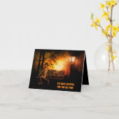 一晩中ハロウィンカードパーティーを分解 カード (黄色い花)