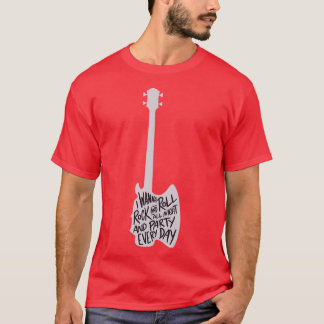 一晩中ロックンロール Tシャツ