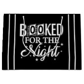 一晩中予約済み    ラージペーパーバッグ (正面)