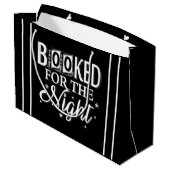 一晩中予約済み    ラージペーパーバッグ (裏面アングル)