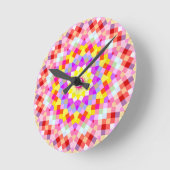 一晴れ晴れの日 ラウンド壁時計 (傾斜)