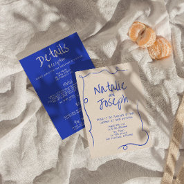 一書描のファンキー手 招待状