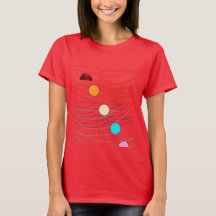 一最高の日にTシャツ用の多くの惑星