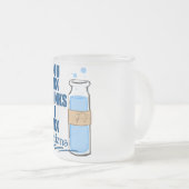 一服の酒飲み フロストグラスマグカップ (正面右)