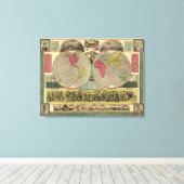 一望の世界 キャンバスプリント (インサイチュ (ウッドフロア))