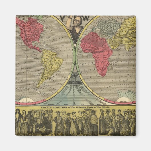 一望の世界 マグネット (正面)