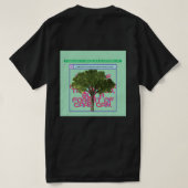 一本の木 Tシャツ (デザイン裏面)
