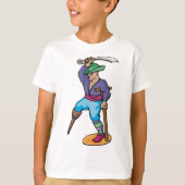 『一本足の海賊』 Tシャツ (正面)