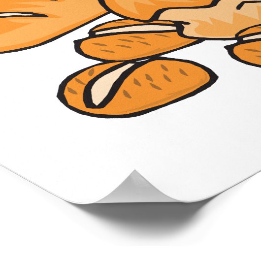 一束のパンと転が ポスター (角)