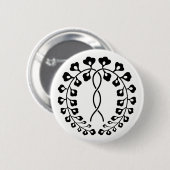 一条藤 缶バッジ (正面&裏面)