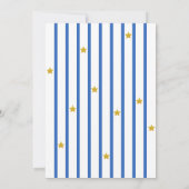 一来来つのビック・トップ・サーカス1回目の誕生日 招待状 (裏面)