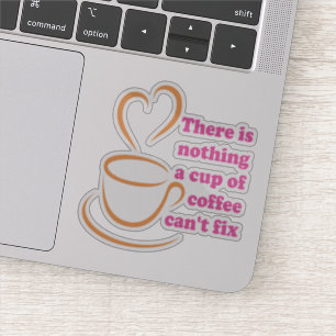 一杯のコーヒーが飲めないと直らない シール