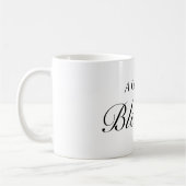 一杯の恵みが贈り物をする コーヒーマグカップ (左)