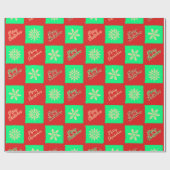 一松クリスマスパターン ラッピングペーパー (フラット)