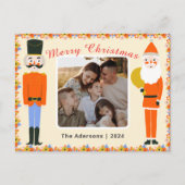 一枚の写真で可愛いクリスマスデザイン。 シーズンポストカード (正面)