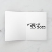 一枚岩的組織-崇拝の古い神 シーズンカード (内部)