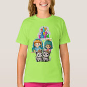 「一校クリック」 Tシャツ (正面)