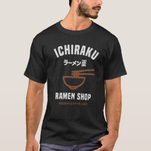 一楽ラーメン屋隠れ葉日本の村A Tシャツ