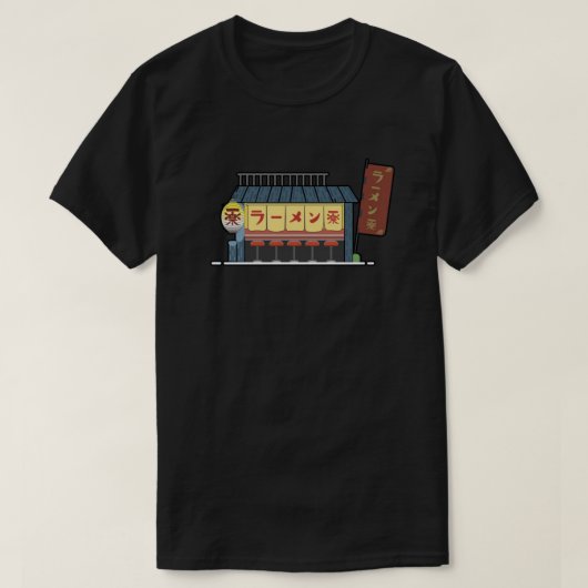 一楽ラーメン3 Tシャツ (デザイン正面)