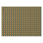 一次水玉模様の二乗–52x70テーブルクロス テーブルクロス (正面(横))