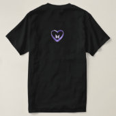 一歩ずつ前進　希望と癒しのTシャツ Tシャツ (デザイン裏面)