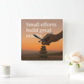 一歩ずつ大きくなること|過去記事 スクエア壁時計 (ホーム)