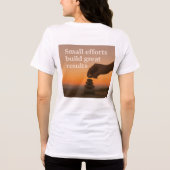一歩ずつ大きくなること|過去記事 トライブレンドTシャツ (裏面)