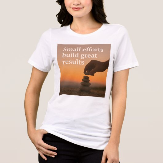 一歩ずつ大きくなること|過去記事 トライブレンドTシャツ (正面)