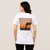 一歩ずつ大きくなること|過去記事 トライブレンドTシャツ (裏面全面)