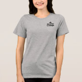 一歩で十分 励ましのテキスト Tシャツ (正面)
