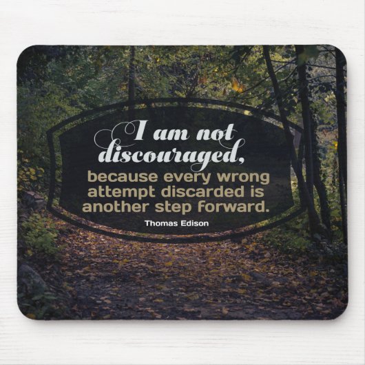 一歩前進 マウスパッド (正面)