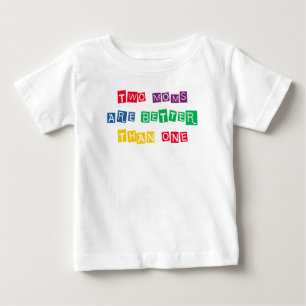 一母より二母の方が好い ベビーTシャツ