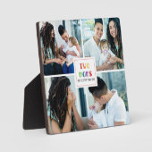 一母より二母の方が好い |母の日の写真 フォトプラーク (正面)