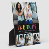 一母より二母の方が好い |母の日の写真 フォトプラーク (側面)