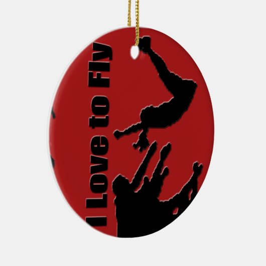 一流のオーナメント、版権カレンJウィリアムスを元気づけて下さい セラミックオーナメント (右)