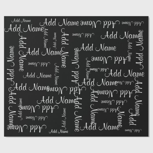 一流のコラージュのギフトのテンプレート ラッピングペーパー (フラット)