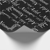 一流のコラージュのギフトのテンプレート ラッピングペーパー (角)