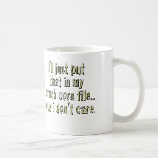一流のトウモロコシはマグを気にしません コーヒーマグカップ (右)