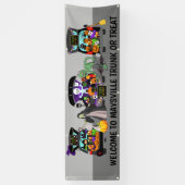 一流のトランクを加えるか、または扱うべき歓迎 横断幕 (縦)