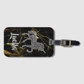 一流のパーソナライズなユニコーンの荷物のラベルを加えて下さい ラゲッジタグ (正面横)