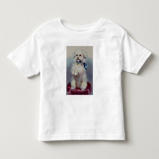 一流のプードル トドラーTシャツ (正面)