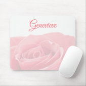 一流のマウスパッドとパーソナライズなかわいらしいピンクのバラ マウスパッド (マウス)